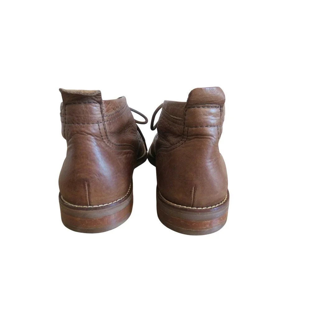 Cole Haan Mens C11847 Brown Leather Chukka Boots Ankle Lace Up Size 9 M